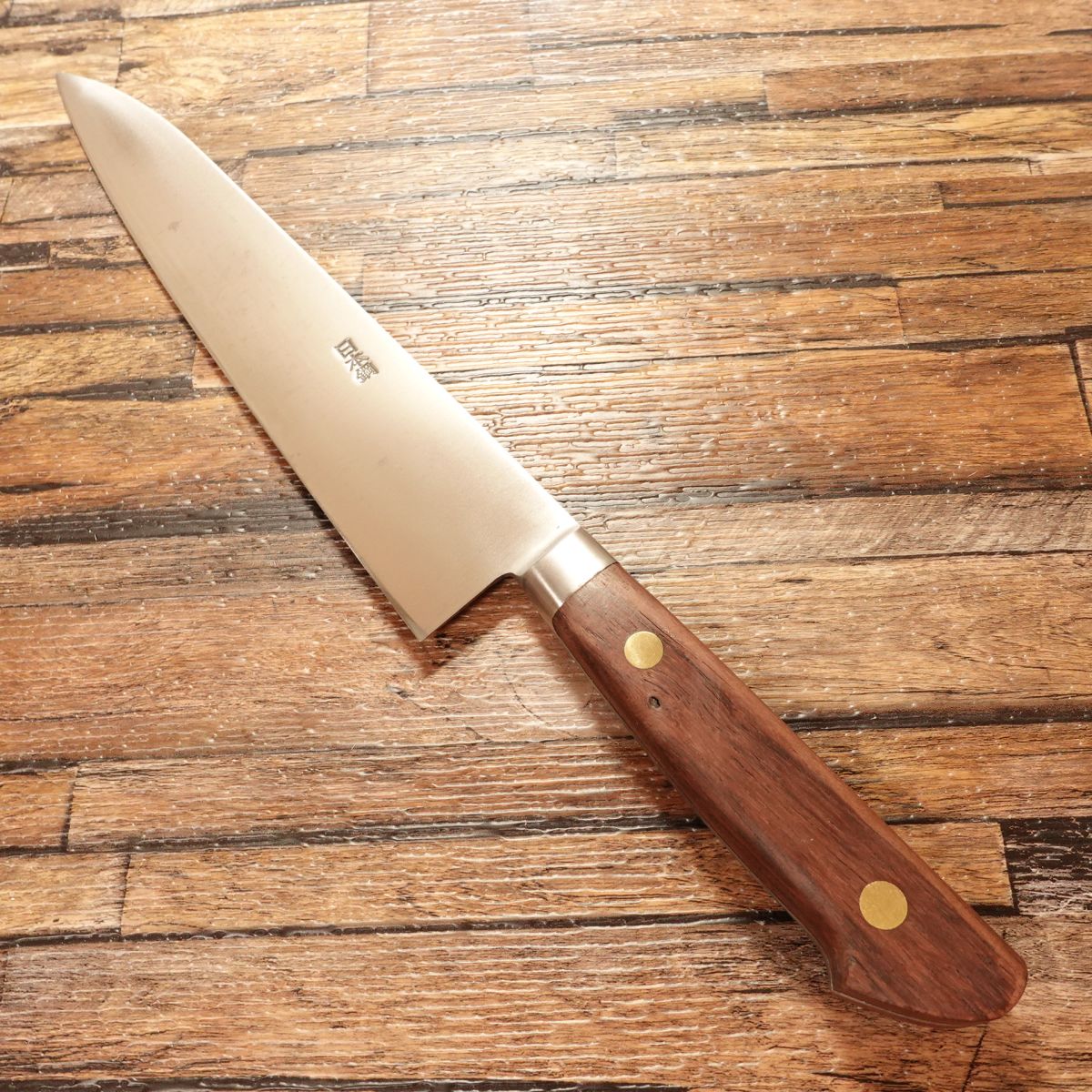 Yoshizane Gyuto Knife, Sharpened, All-Purpose Chef's Knife, Japanese Steel, Inscribed "吉実" (Yoshizane), 210mm