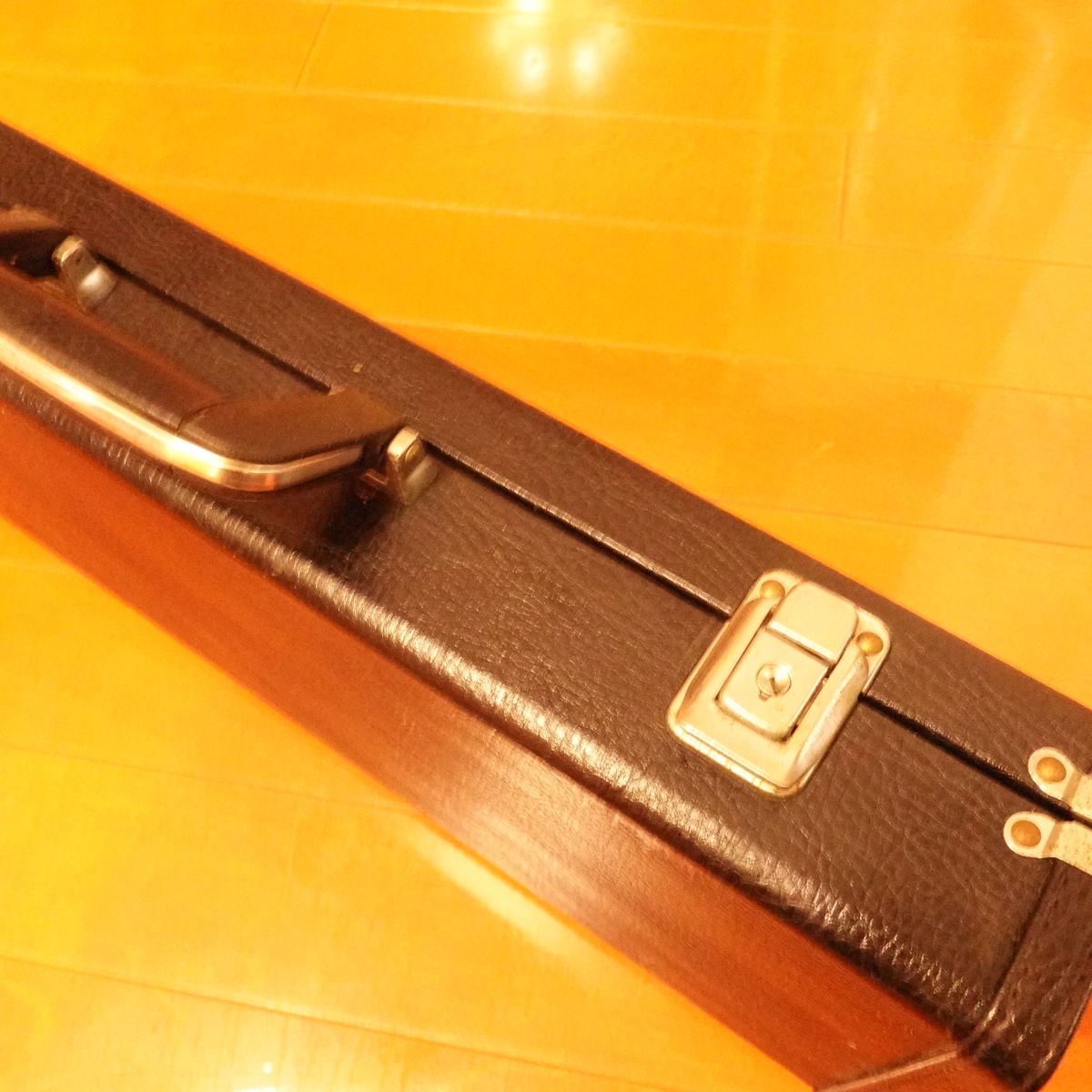 Chef’s Knife Hard Case, Black, Knife Storage Bag, Leather, Good Condition