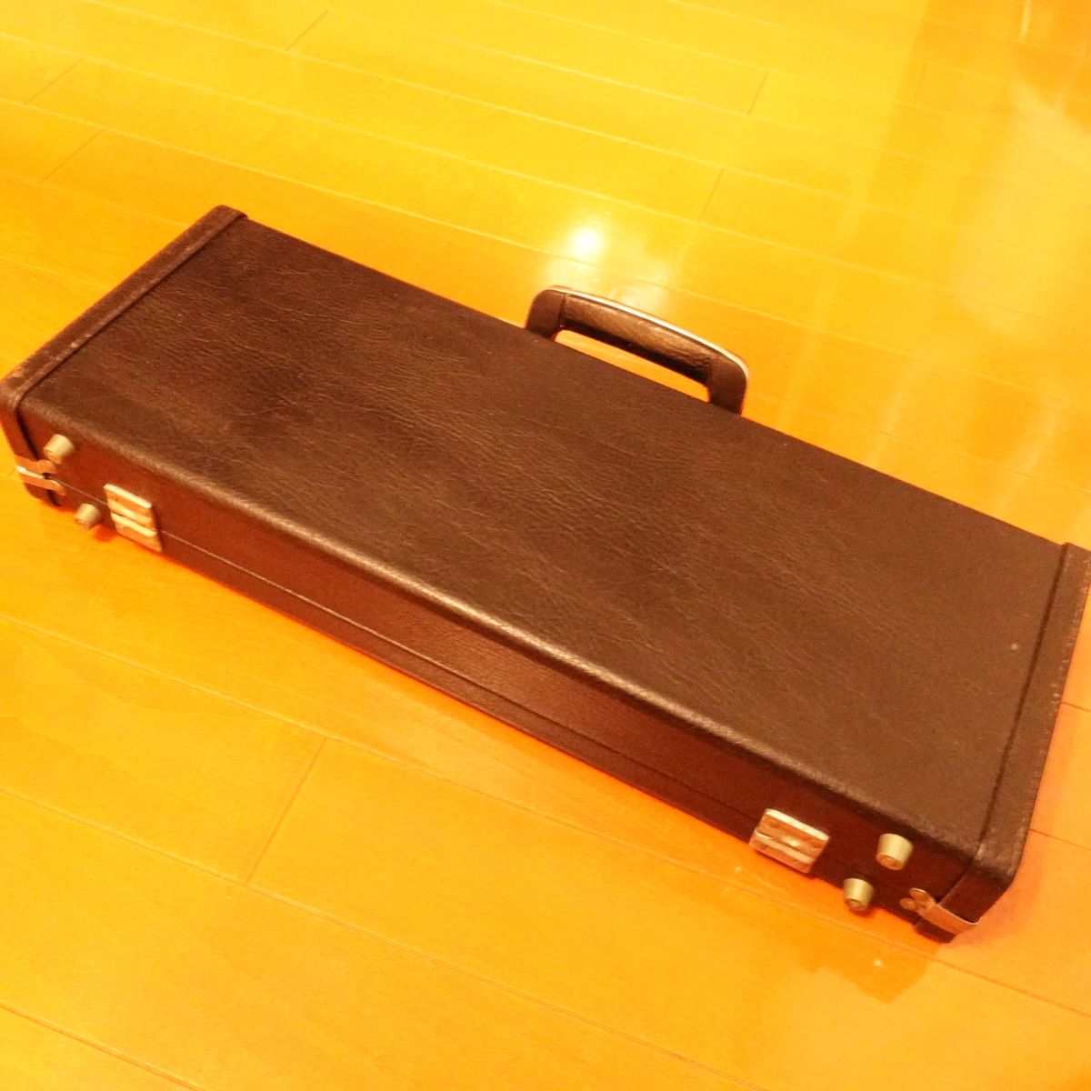 Chef’s Knife Hard Case, Black, Knife Storage Bag, Leather, Good Condition