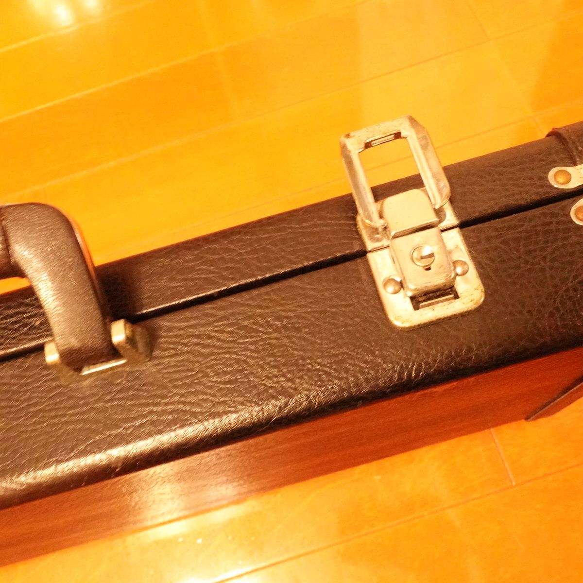 Chef’s Knife Hard Case, Black, Knife Storage Bag, Leather, Good Condition