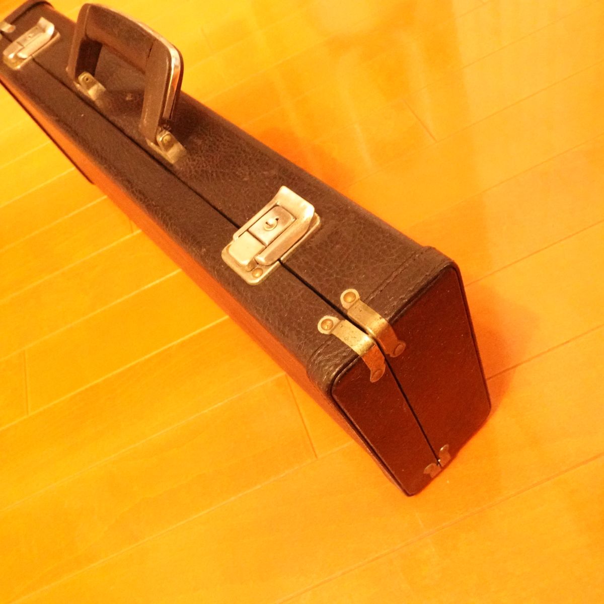 Chef’s Knife Hard Case, Black, Knife Storage Bag, Leather, Good Condition