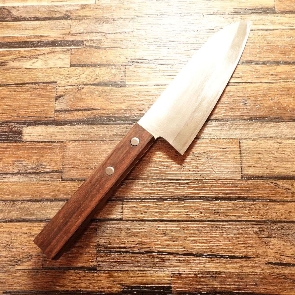 Echigonokami Deba Knife, Sharpened, Stainless Steel, Hitachi Yasuki Steel, Silver Paper No. 1, 155 mm