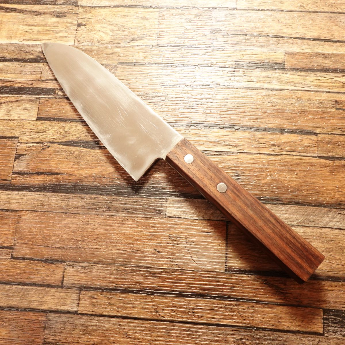 Echigonokami Deba Knife, Sharpened, Stainless Steel, Hitachi Yasuki Steel, Silver Paper No. 1, 155 mm