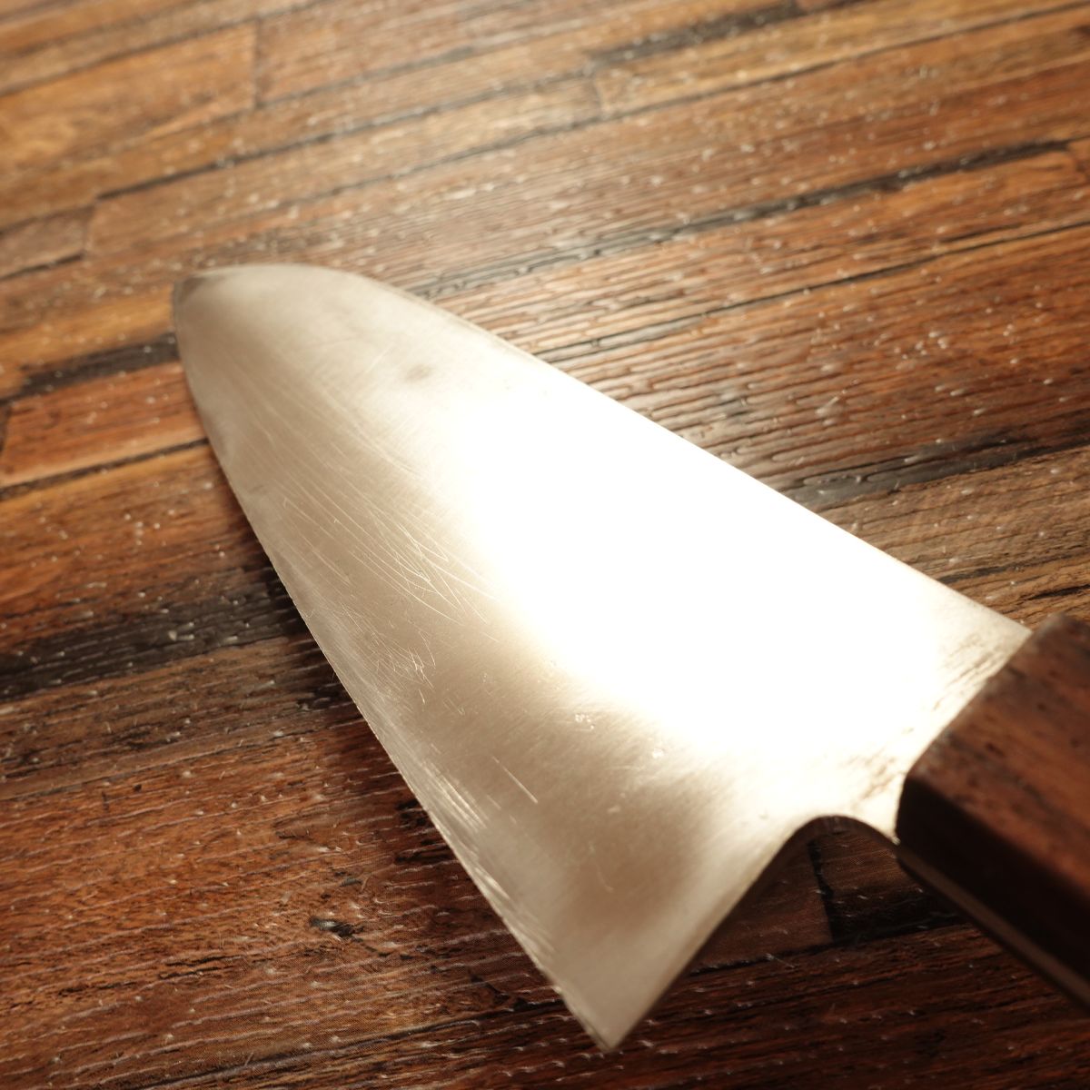 Echigonokami Deba Knife, Sharpened, Stainless Steel, Hitachi Yasuki Steel, Silver Paper No. 1, 155 mm