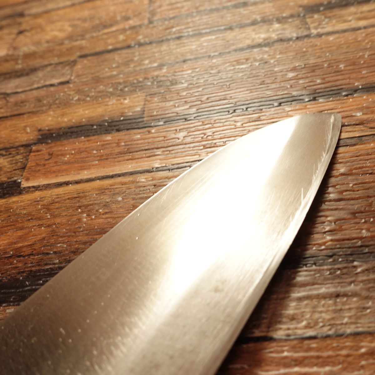 Echigonokami Deba Knife, Sharpened, Stainless Steel, Hitachi Yasuki Steel, Silver Paper No. 1, 155 mm