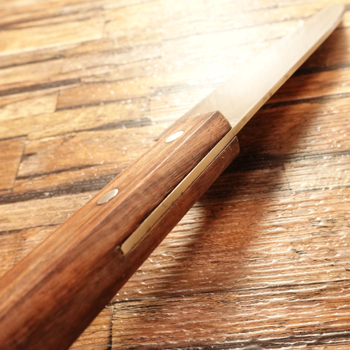 Echigonokami Deba Knife, Sharpened, Stainless Steel, Hitachi Yasuki Steel, Silver Paper No. 1, 155 mm