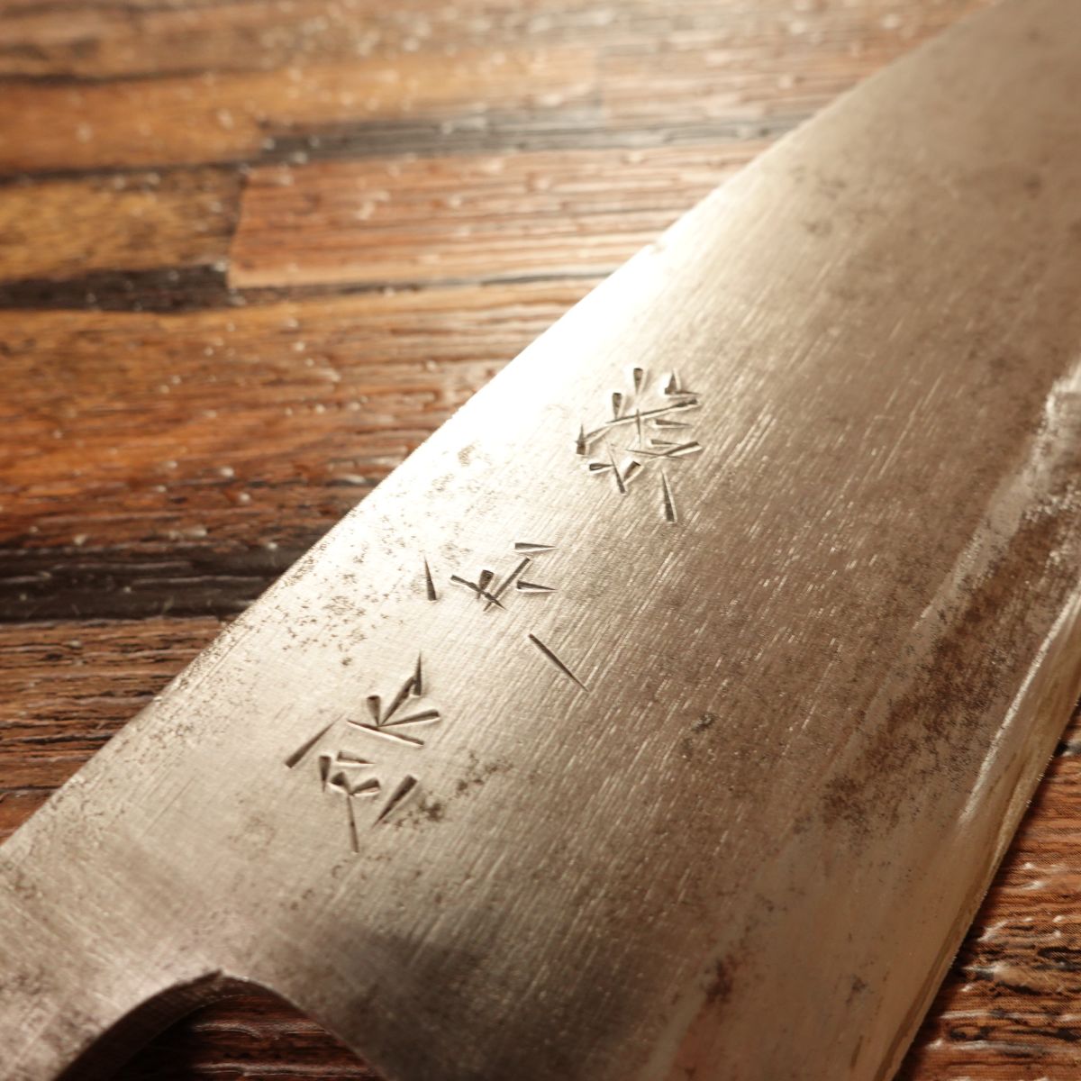 Minamoto Masanao Deba Knife, Sharpened, Heavy Hagane, Large Deba, 170 mm