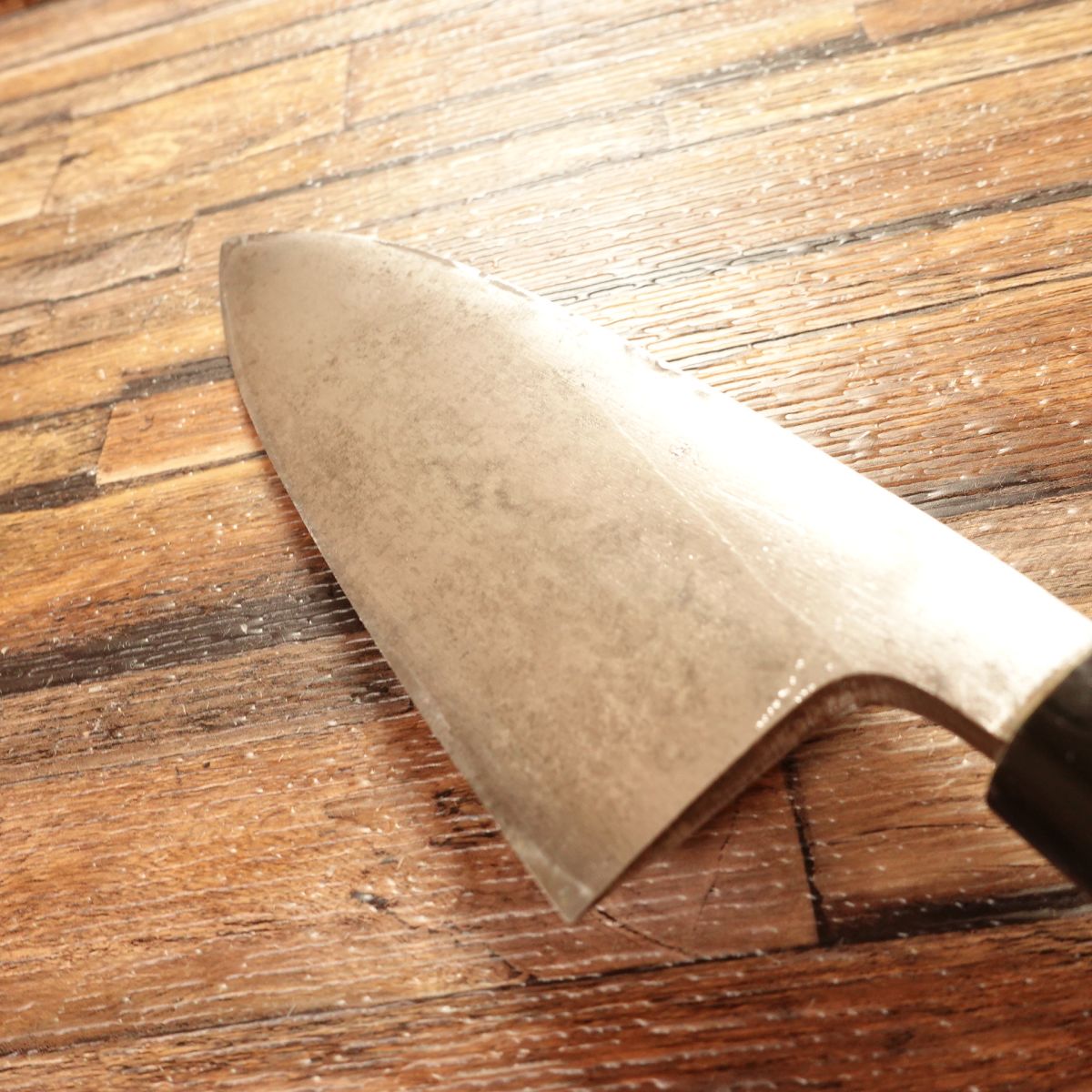 Minamoto Masanao Deba Knife, Sharpened, Heavy Hagane, Large Deba, 170 mm