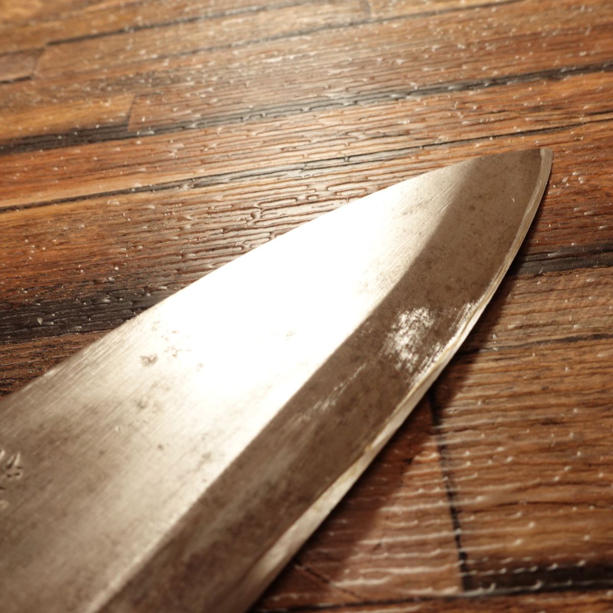 Minamoto Masanao Deba Knife, Sharpened, Heavy Hagane, Large Deba, 170 mm