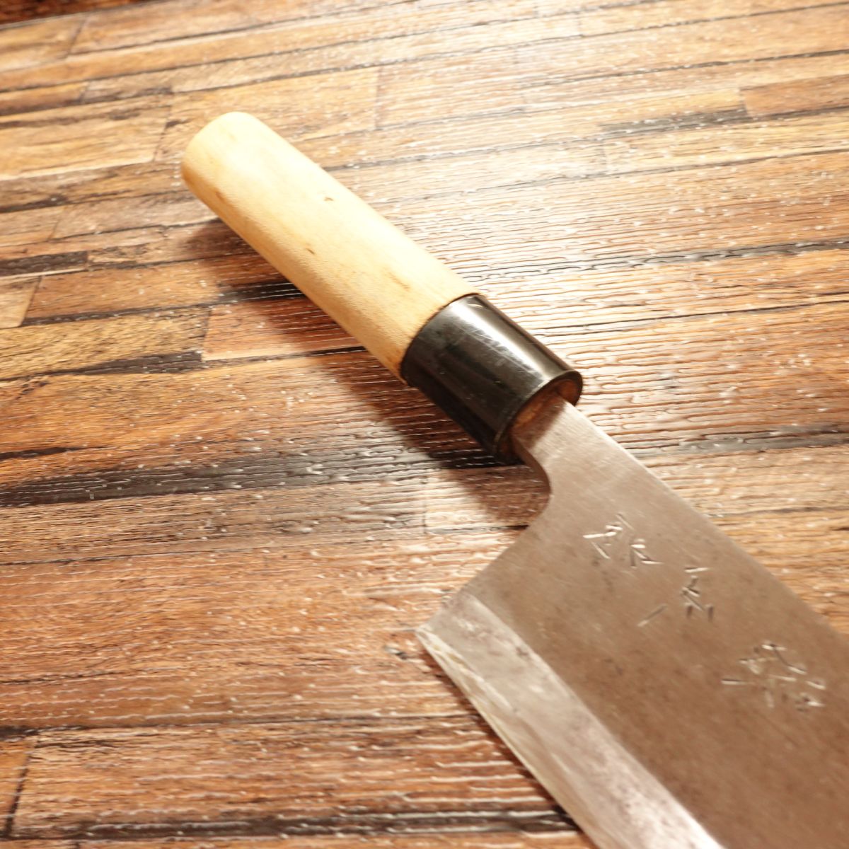 Minamoto Masanao Deba Knife, Sharpened, Heavy Hagane, Large Deba, 170 mm
