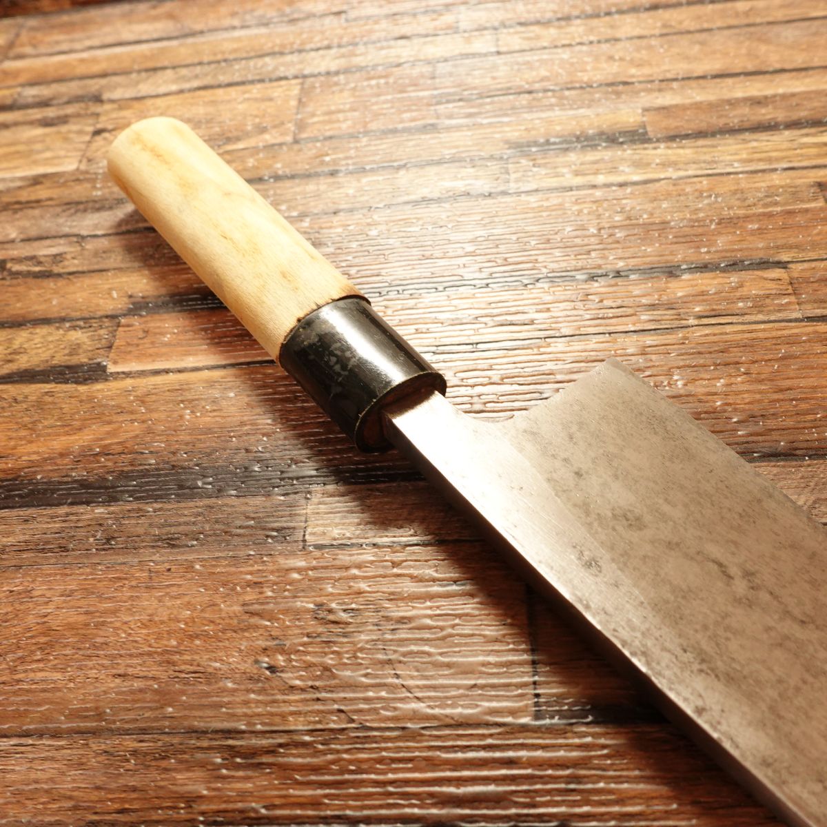 Minamoto Masanao Deba Knife, Sharpened, Heavy Hagane, Large Deba, 170 mm