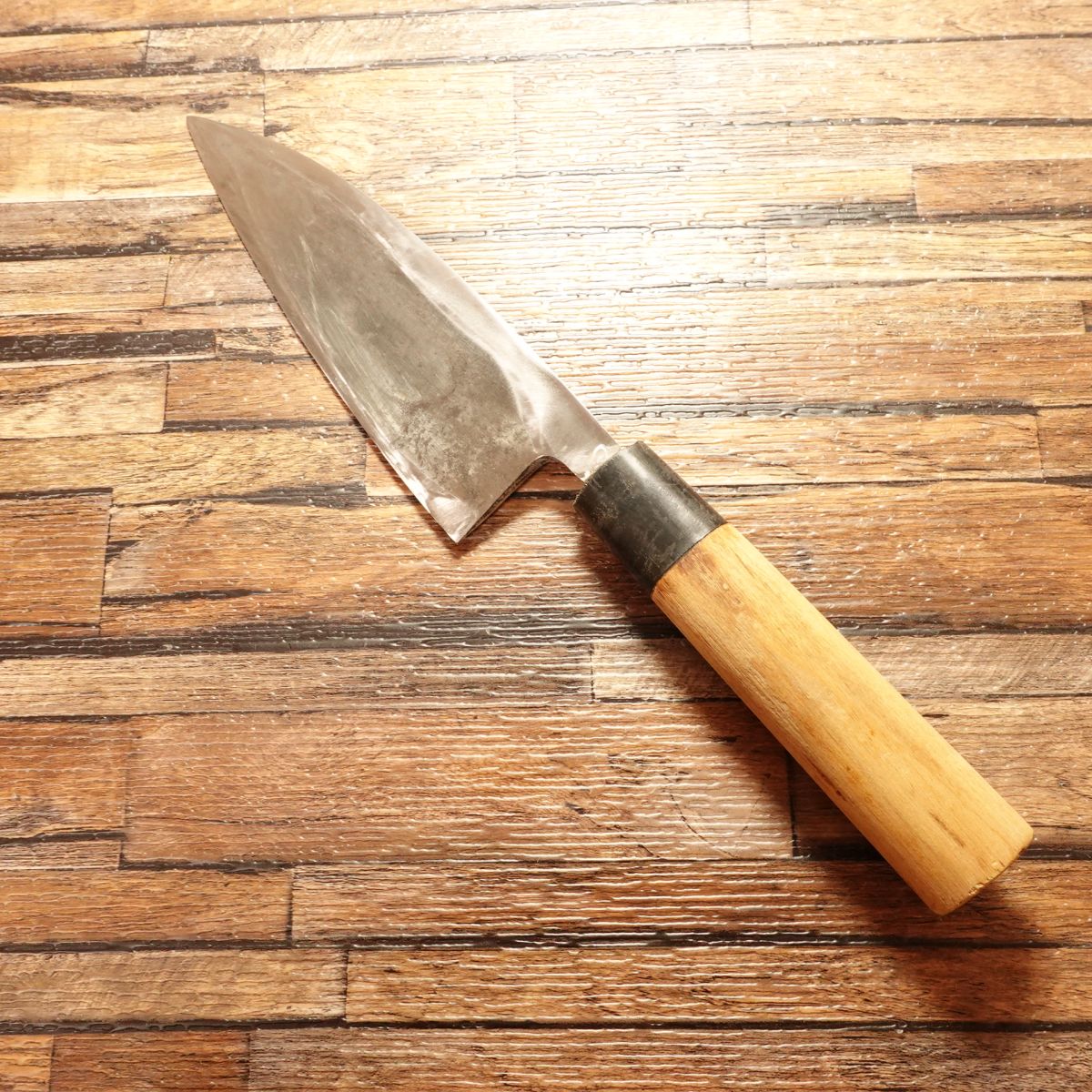 Sakai Shugaku Deba Knife, Sharpened, Hagane, Single‑Bevel, 155 mm