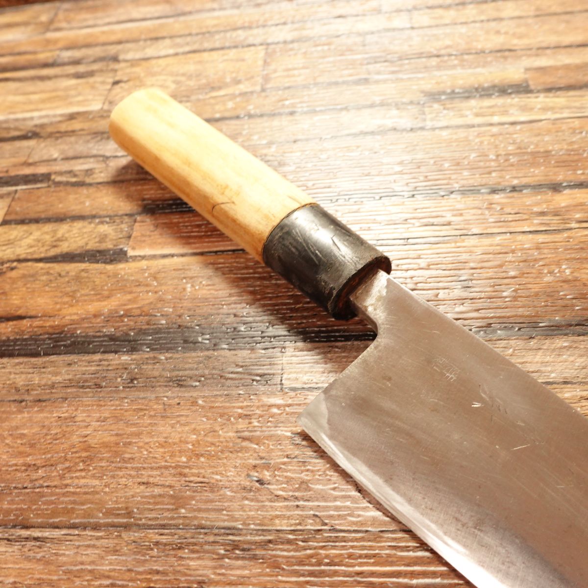 Sakai Shugaku Deba Knife, Sharpened, Hagane, Single‑Bevel, 155 mm