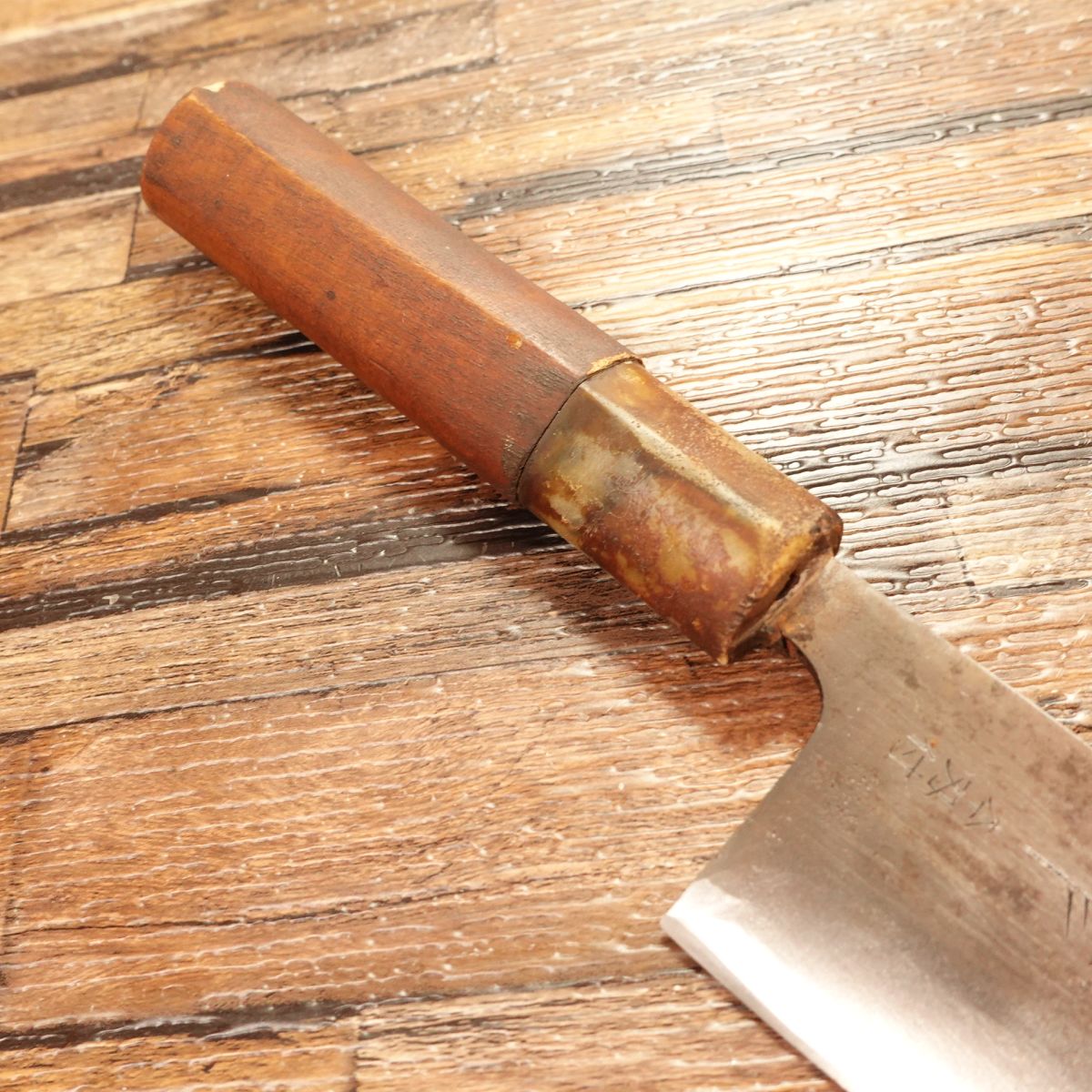 Kikuhiko Aji-Kiri Knife, Sharpened, Small Deba, Tokyo Kikuhiko Maker, 115mm