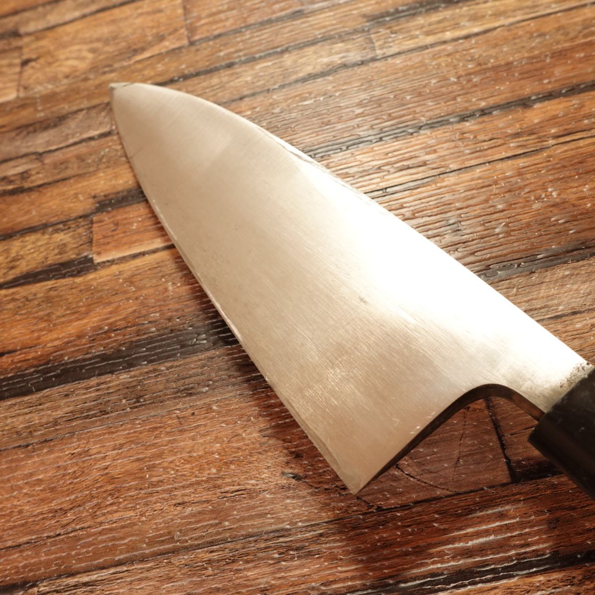 Takenosuke Deba Knife, Sharpened, Large Size, Hagane, Near Unused, 185mm