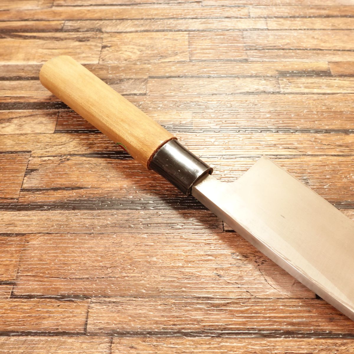 Takenosuke Deba Knife, Sharpened, Large Size, Hagane, Near Unused, 185mm