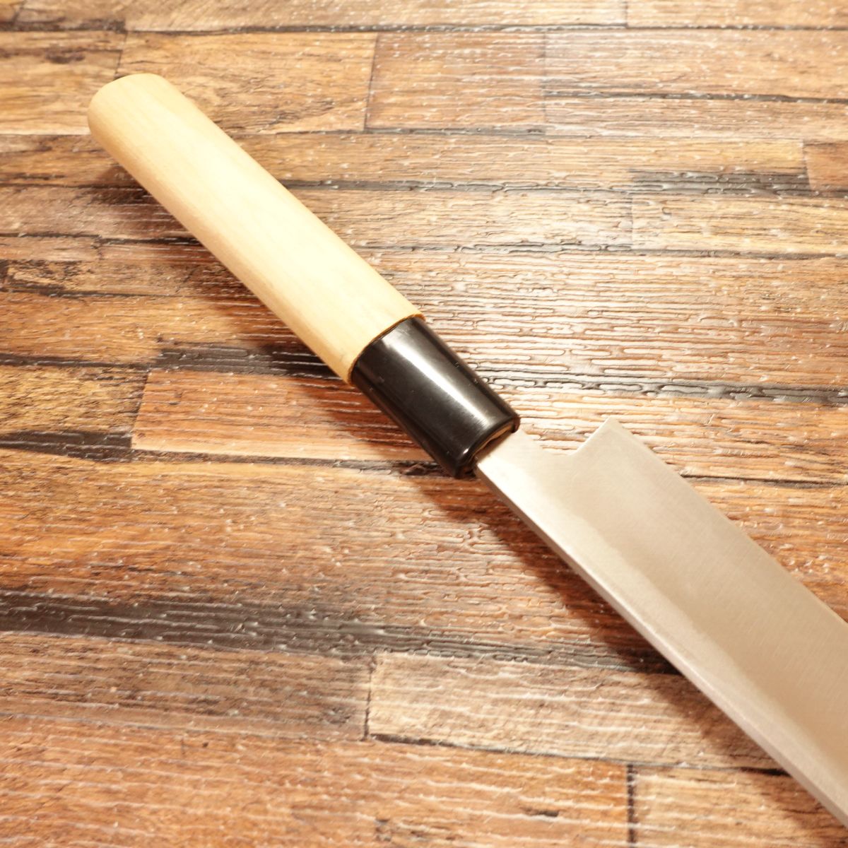 Noda Yanagiba Knife, Sharpened, Sashimi Knife, Noda Special, Unused, Boxed, 210mm