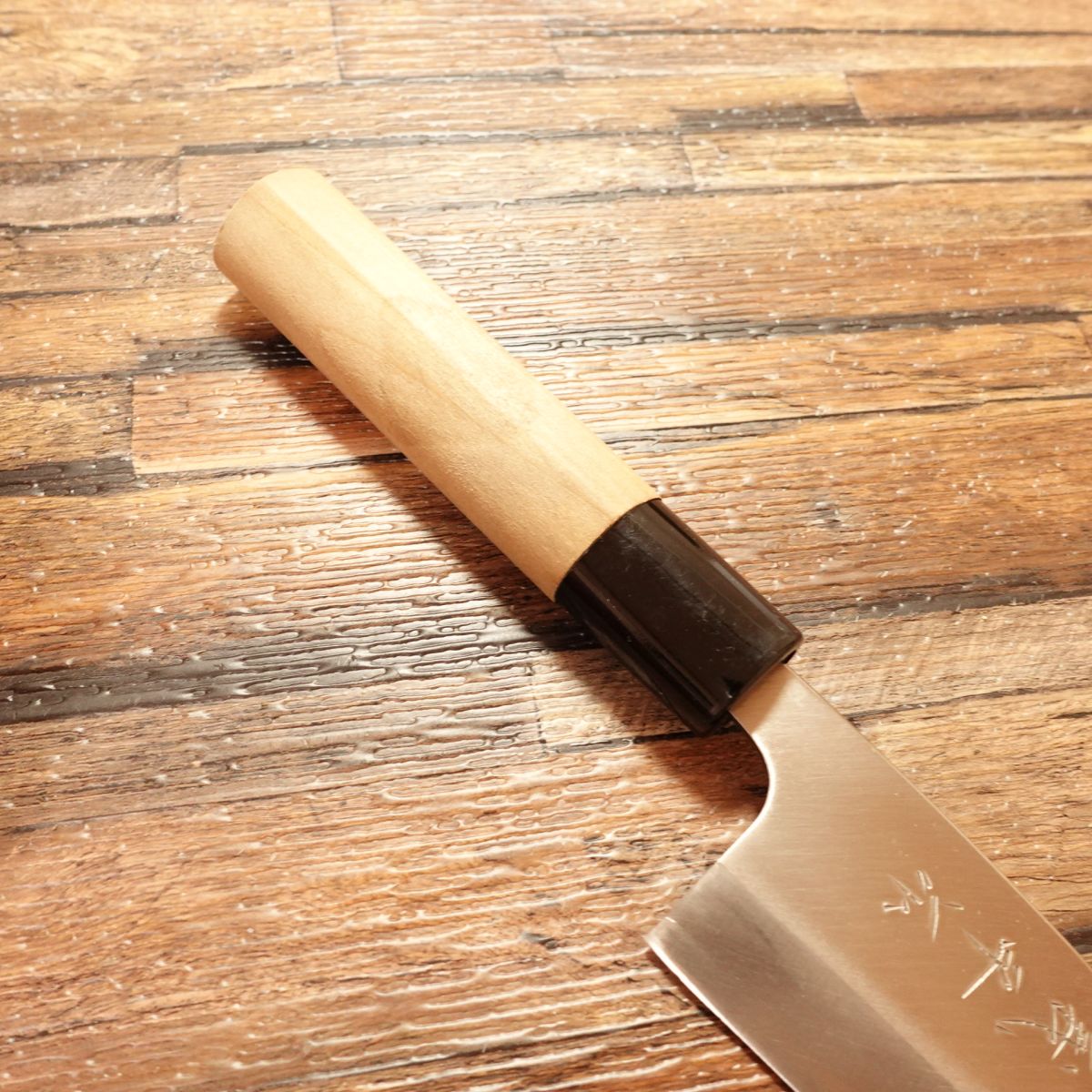 Gihei Aji-Kiri Knife, Sharpened, Slim Funagata Style, Small Deba, 120mm