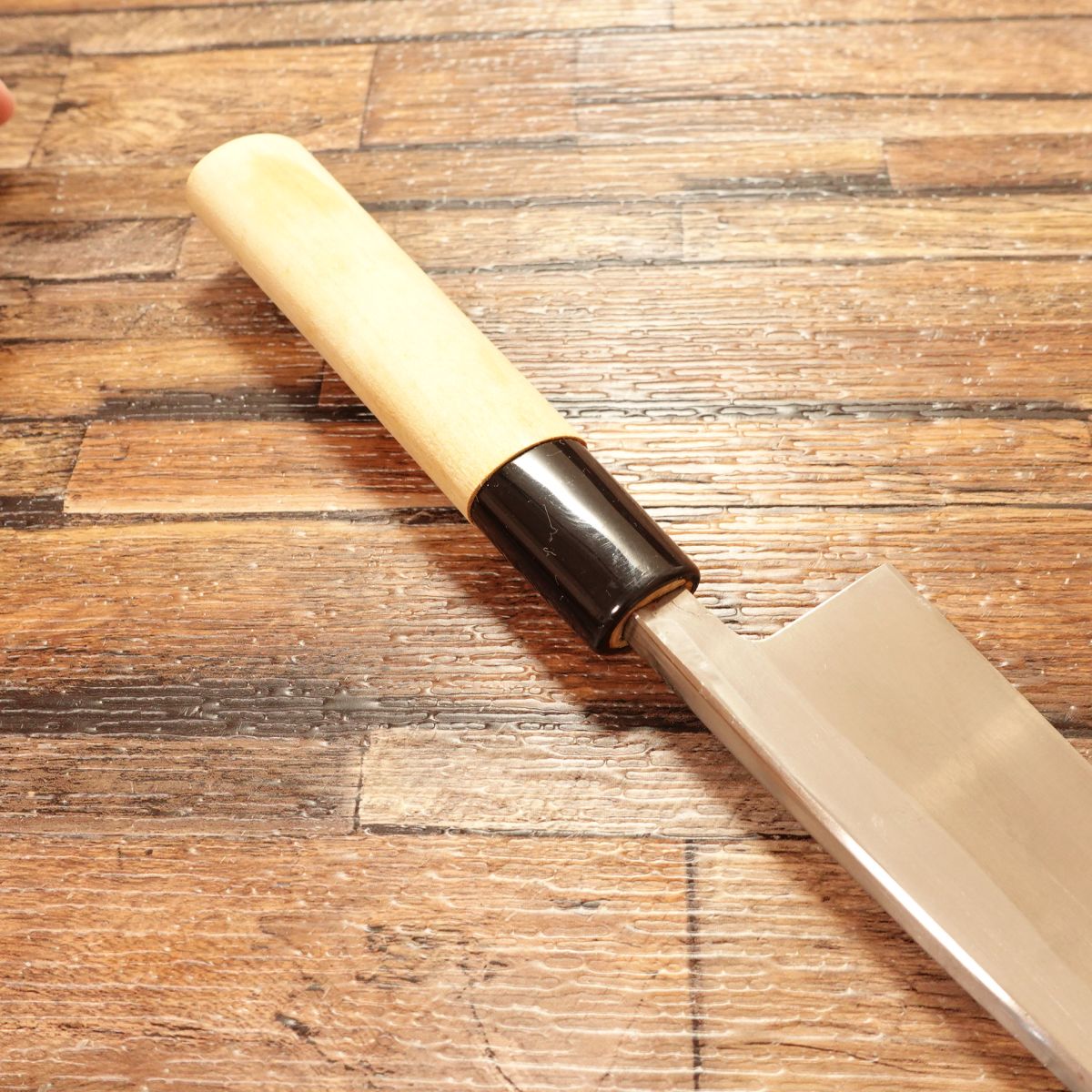 Yoshikanehisa Aji-Kiri Knife, Sharpened, Small Deba, Unused, Boxed, 120mm
