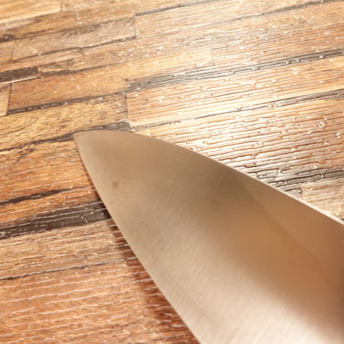 Izutsuki Kiya Deba Knife, Sharpened, Water Buffalo Handle, Hagane, Near Unused, 150mm