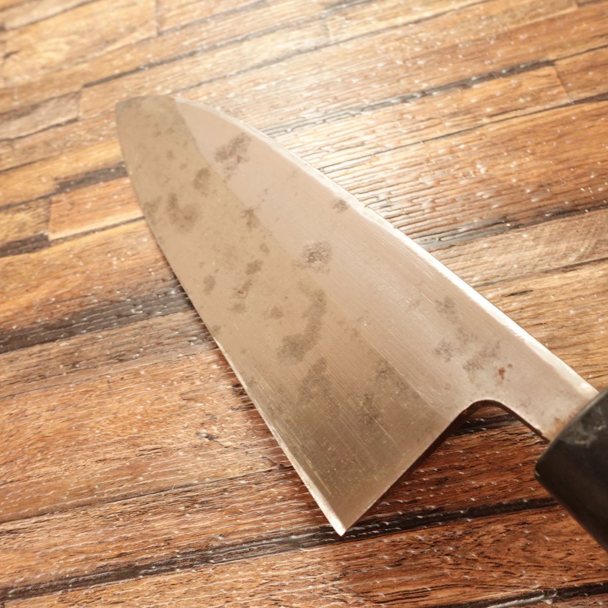 Minamoto Kikumitsu Deba Knife, Sharpened, 180mm, Large Size, Single Bevel, Hagane Steel