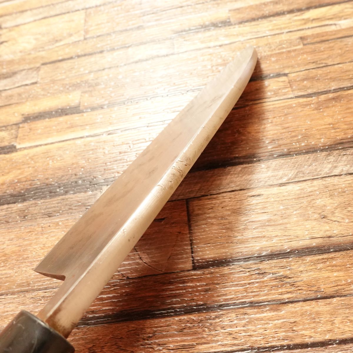 Minamoto Kikumitsu Deba Knife, Sharpened, 180mm, Large Size, Single Bevel, Hagane Steel