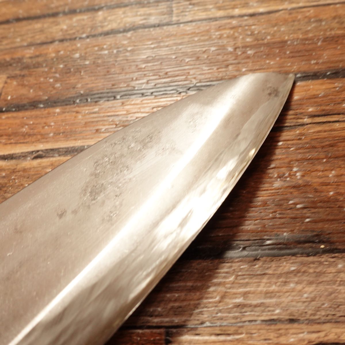 Minamoto Kikumitsu Deba Knife, Sharpened, 180mm, Large Size, Single Bevel, Hagane Steel