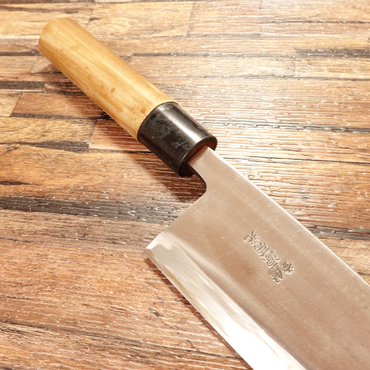 Minamoto Kikumitsu Deba Knife, Sharpened, 180mm, Large Size, Single Bevel, Hagane Steel