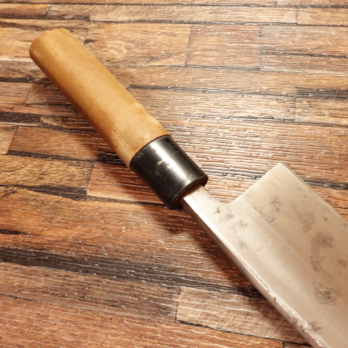 Minamoto Kikumitsu Deba Knife, Sharpened, 180mm, Large Size, Single Bevel, Hagane Steel