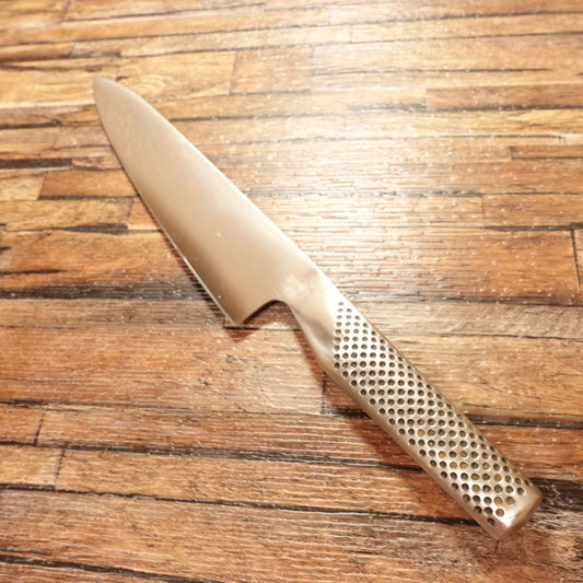 Global Gyuto Knife, Sharpened, All-Purpose Knife, Stainless Steel, Yoshikin, 200mm