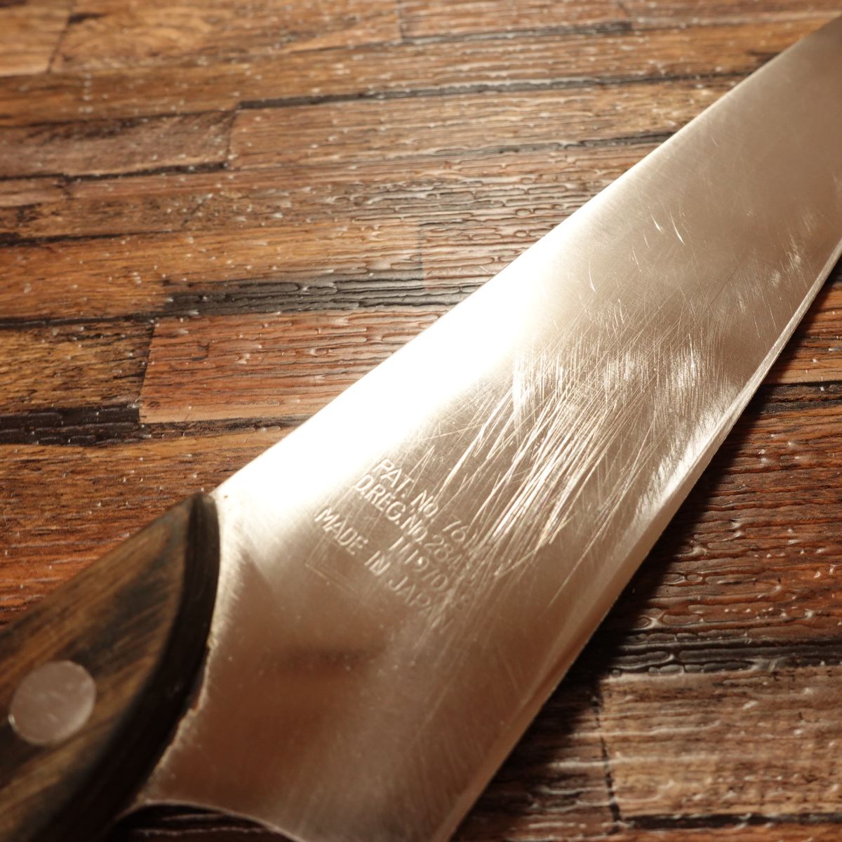 MAC Gyuto Knife, Sharpened, Santoku, Makku (Shinku), 190mm