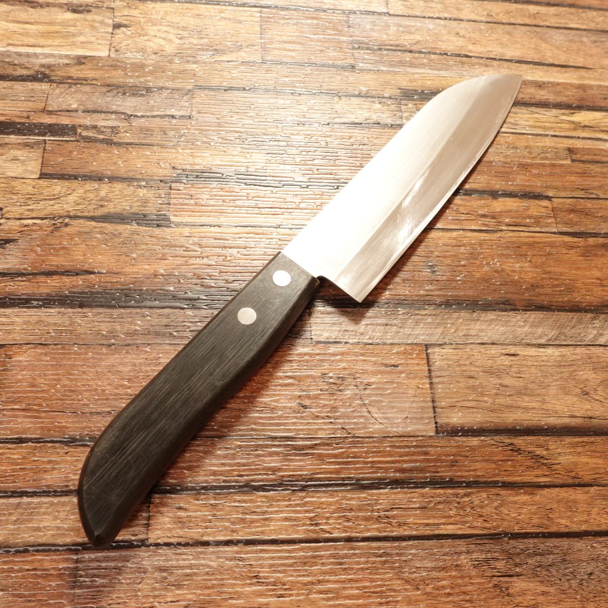 Sakon Santoku Knife, Sharpened, All-Purpose Knife, Hagane-Warikomi Steel, Sakon-Made, 165mm