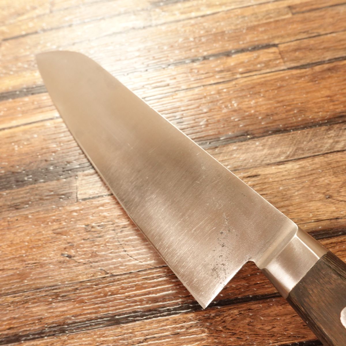 Minamoto Masatsugu Santoku Knife, Sharpened, Molybdenum Stainless Steel, All-Purpose Knife, 180mm