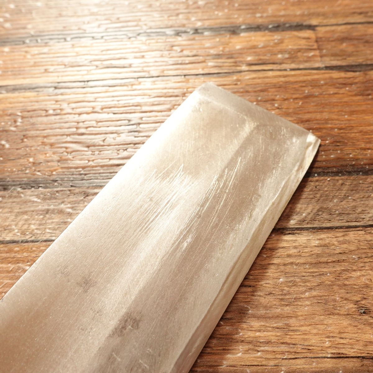 Sugimoto Usuba Knife, Sharpened, Buffalo Horn Handle, Single Bevel, Nakiri Style, With Small Chip, 185mm