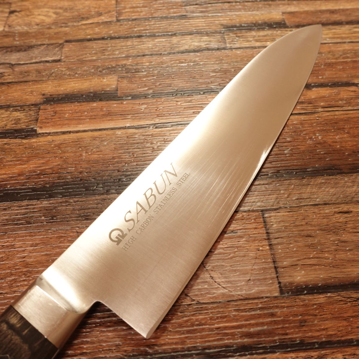 Sabun Gyuto Knife, Sharpened, High-Carbon Stainless Steel, 210mm