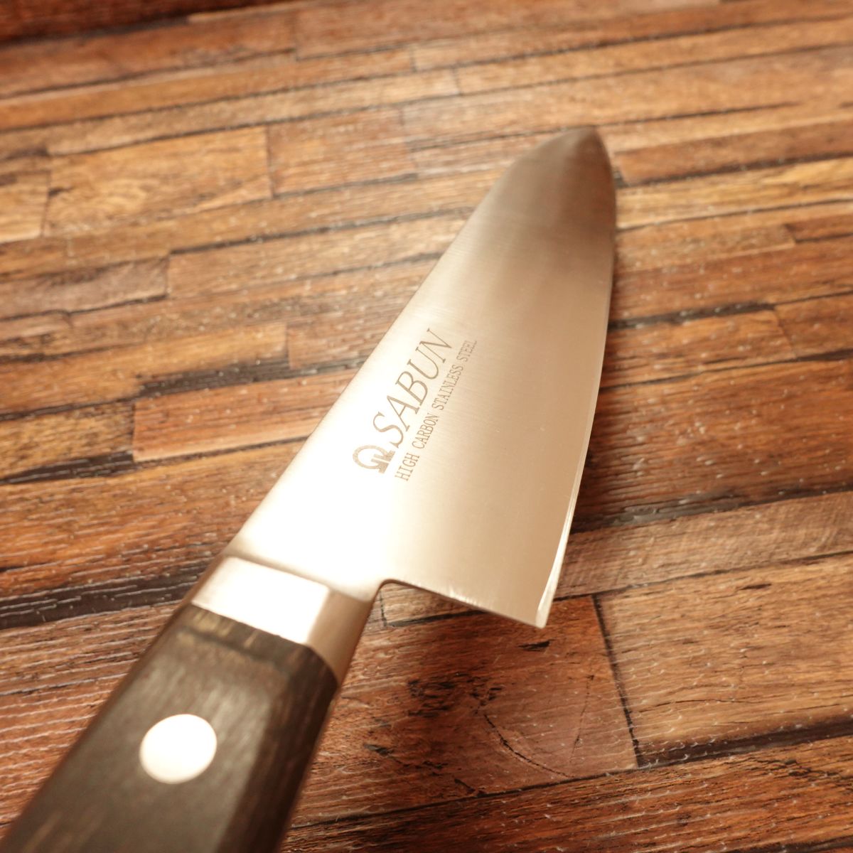 Sabun Gyuto Knife, Sharpened, High-Carbon Stainless Steel, 210mm