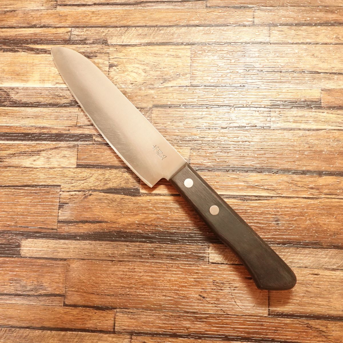 Sakai Ryujin Santoku Knife, Sharpened, Hon-Warikomi, 160mm