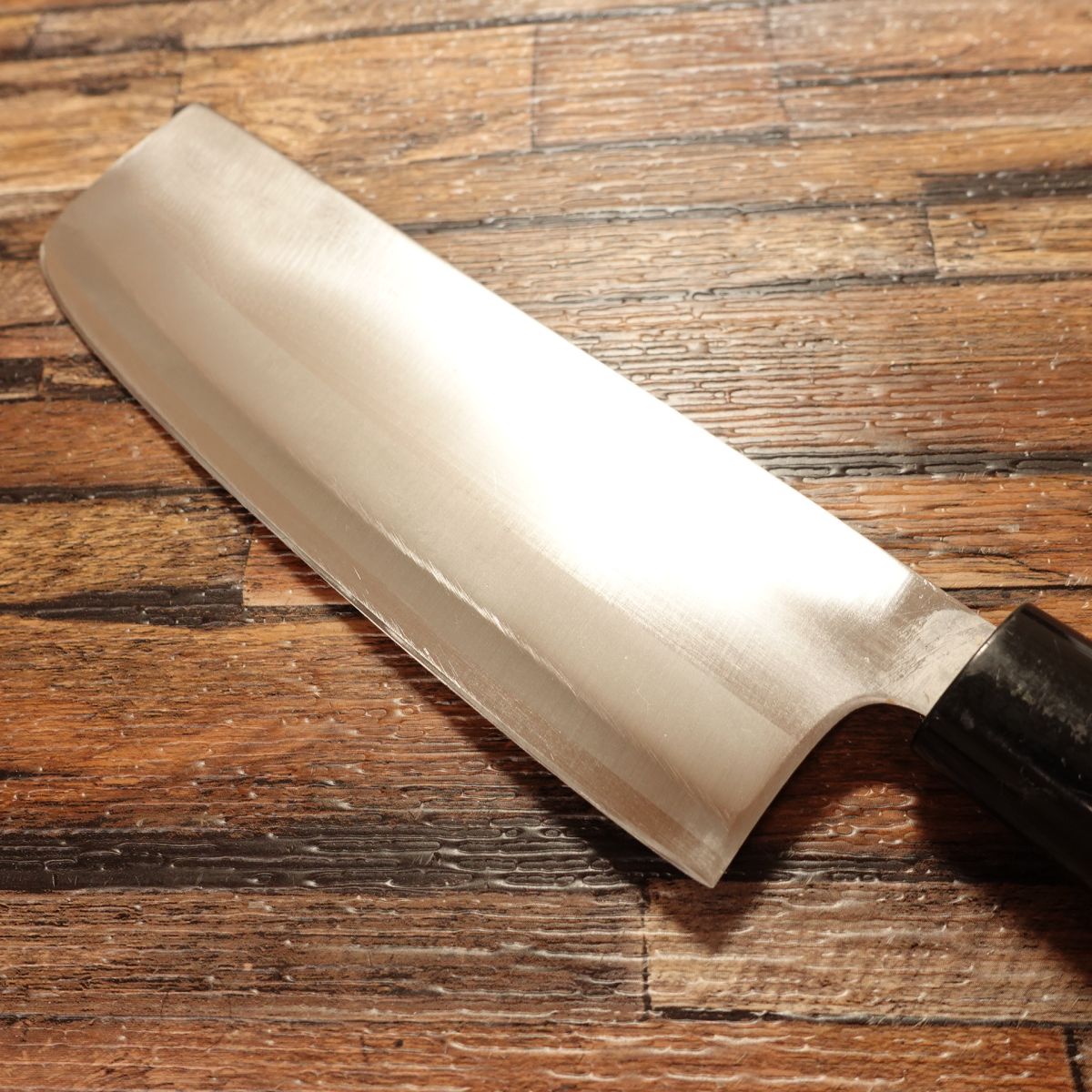 Bimikobo Nakiri Knife, Sharpened, Stainless Steel, Double-Bevel, 165mm
