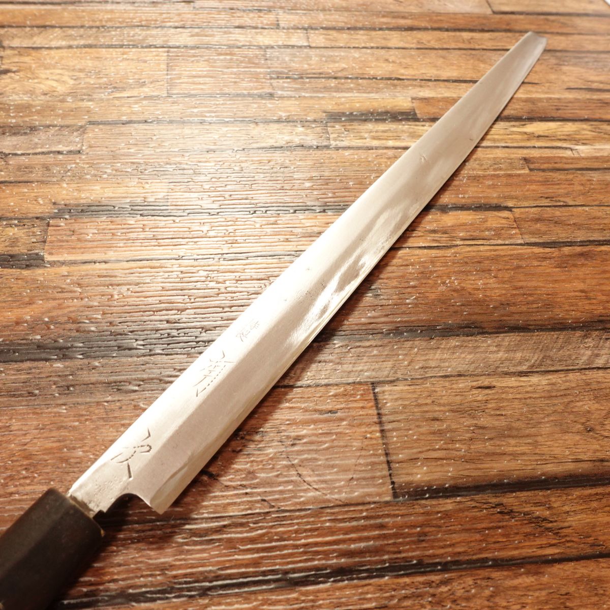 Aritsugu Tako-Hiki Knife, Sharpened, Water Buffalo Handle, Special Make, Slim Octopus Sashimi Knife, 310mm