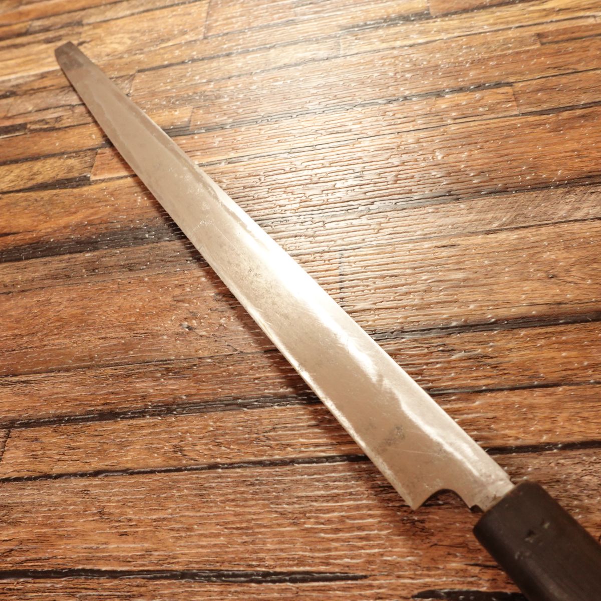 Aritsugu Tako-Hiki Knife, Sharpened, Water Buffalo Handle, Special Make, Slim Octopus Sashimi Knife, 310mm