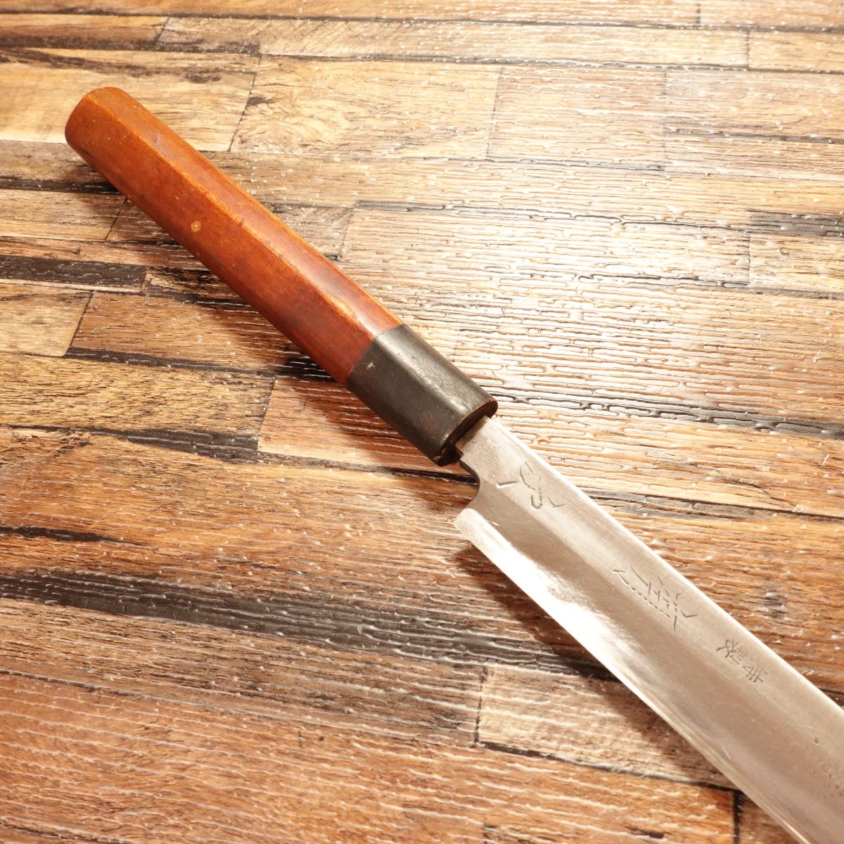 Aritsugu Tako-Hiki Knife, Sharpened, Water Buffalo Handle, Special Make, Slim Octopus Sashimi Knife, 310mm