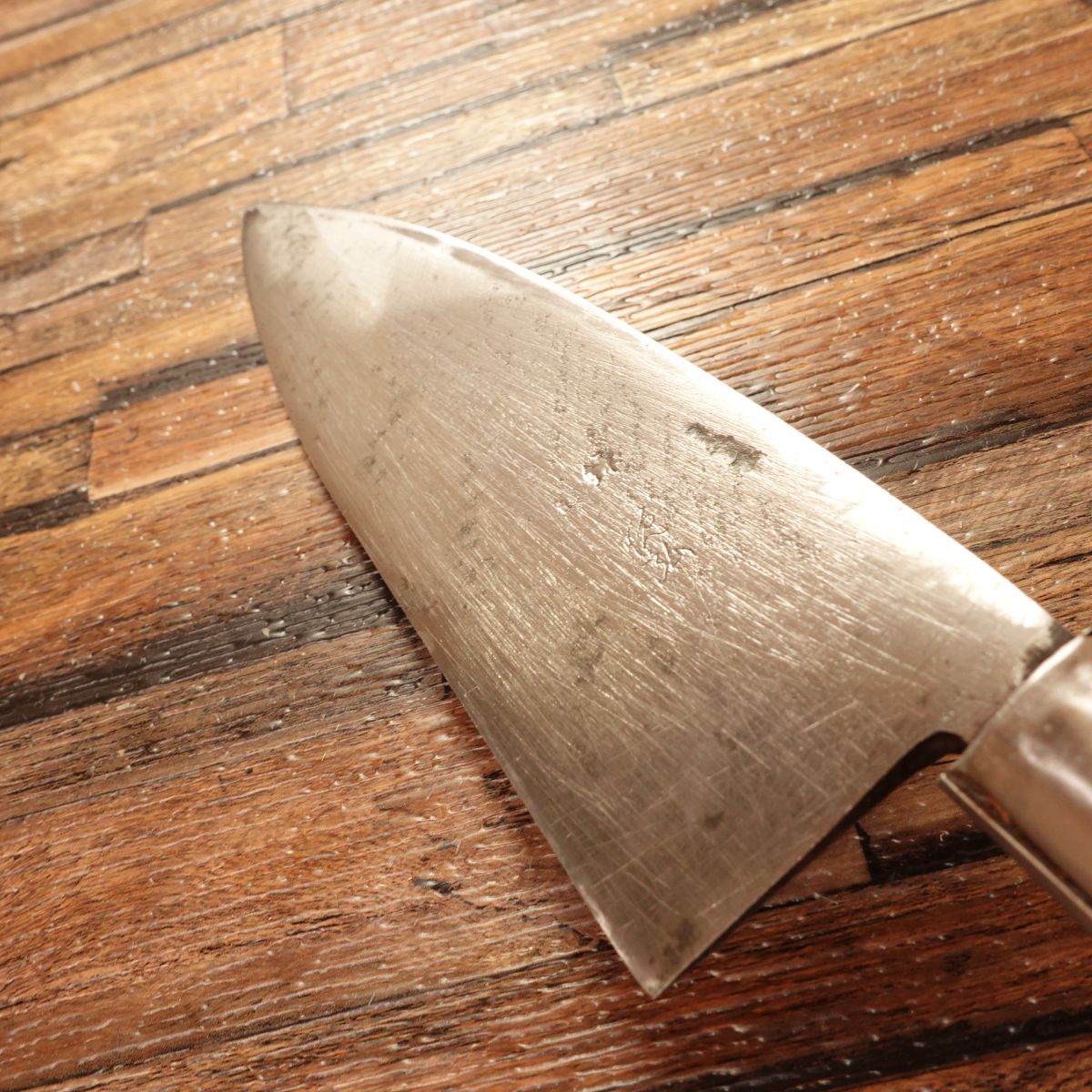 Tokuhiro Deba Knife, Sharpened, Extra Meat Removal, Hagane Steel, 175mm