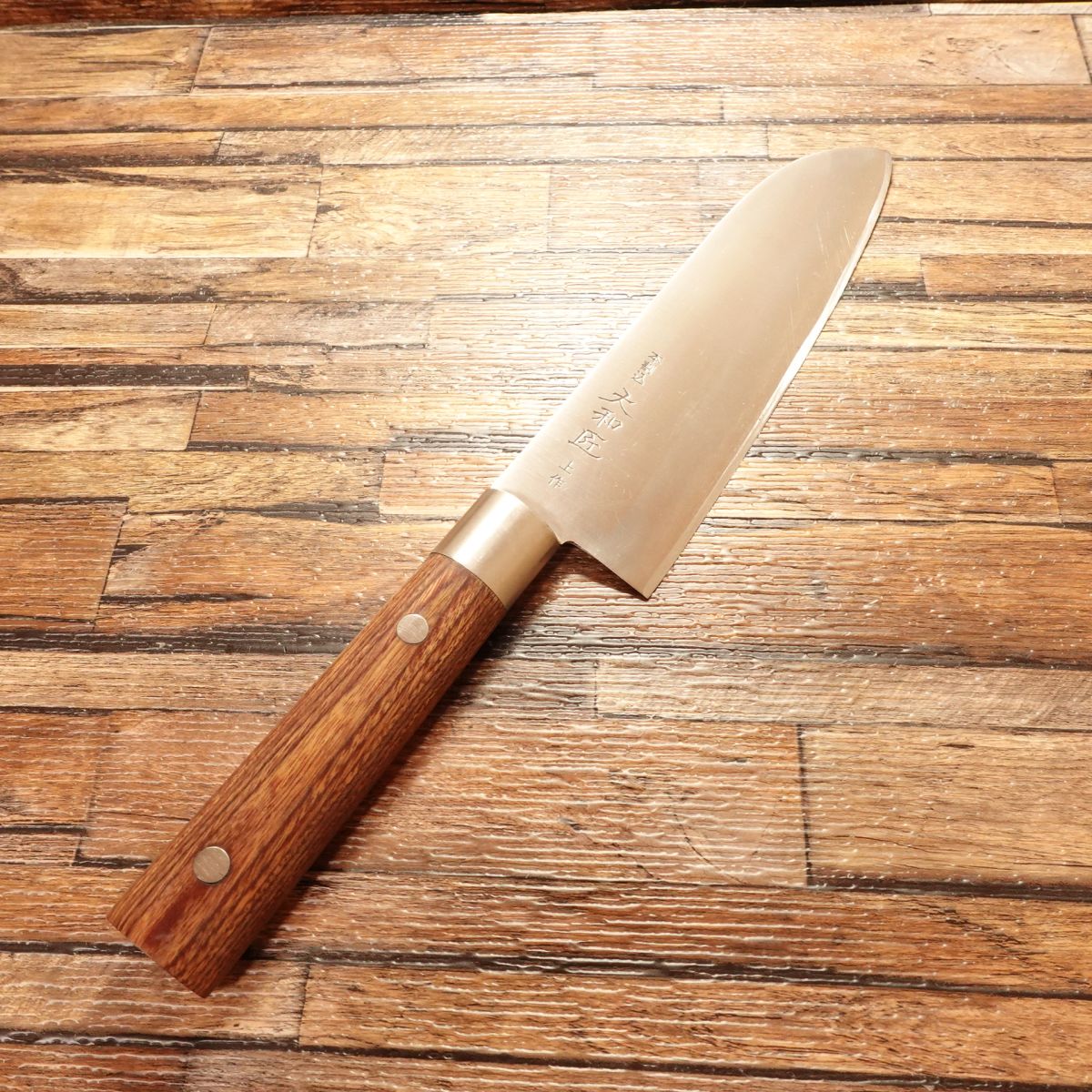 Yamatotakumi Santoku Knife, Sharpened, All-Purpose Knife, Honwarikomi, Superior Make, 170mm