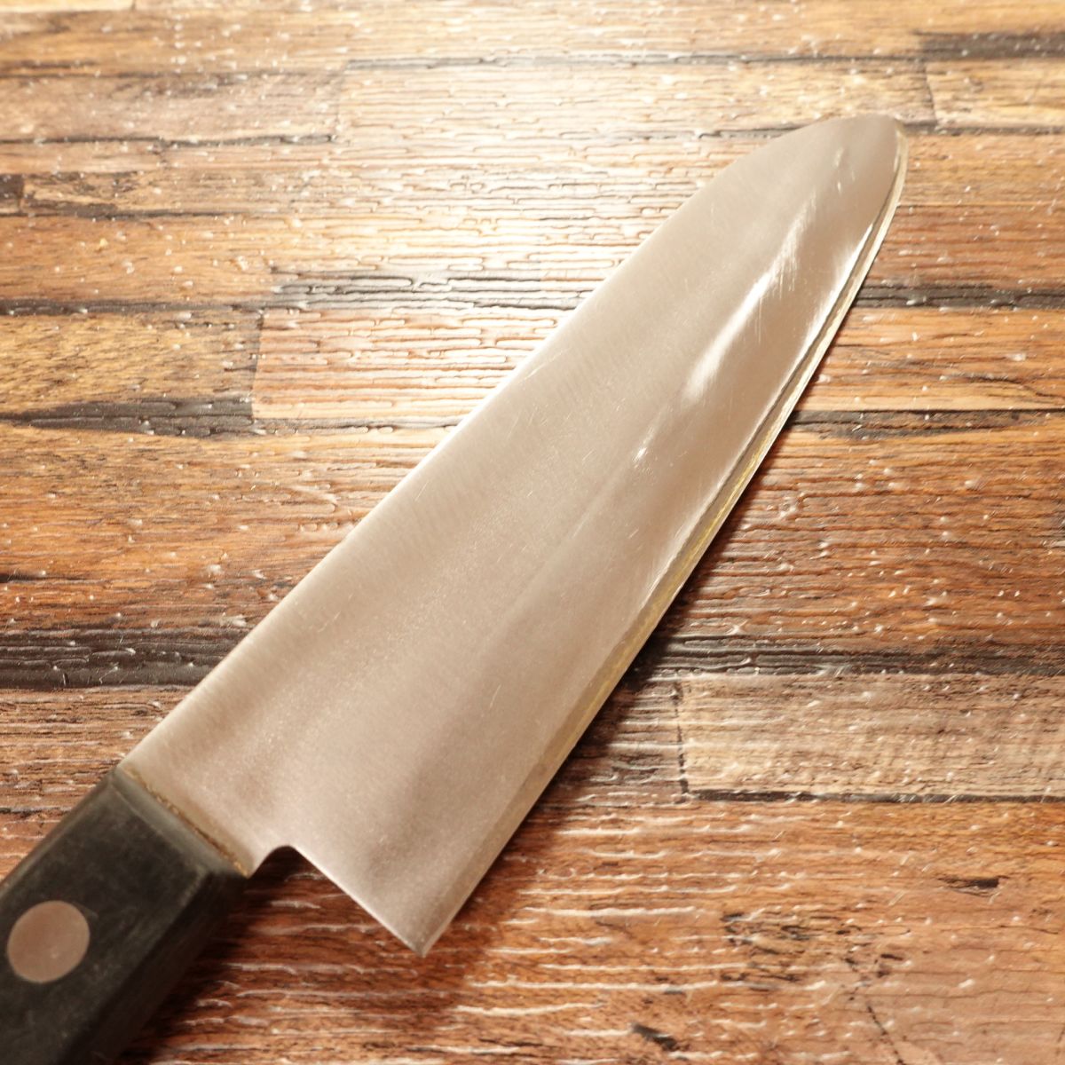 Sakai Keisuke Small Santoku Knife, Sharpened, Warikomi Hagane Steel, All-Purpose Knife, 145mm
