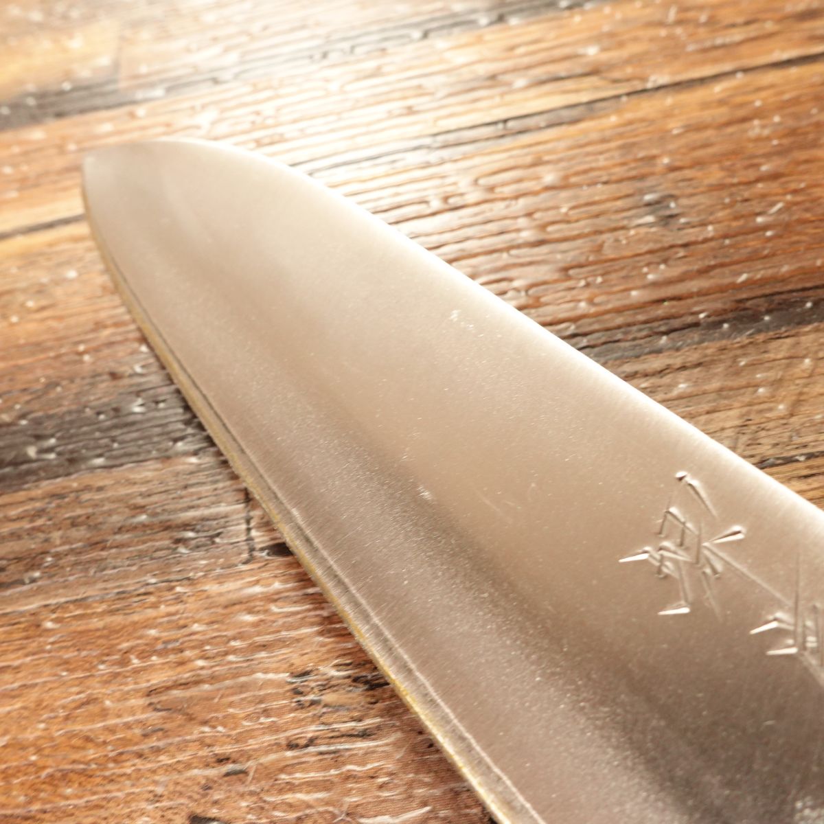 Sakai Keisuke Small Santoku Knife, Sharpened, Warikomi Hagane Steel, All-Purpose Knife, 145mm