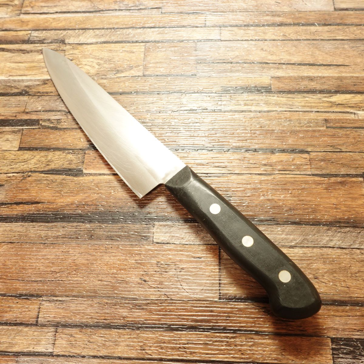 Seki Magoroku Gyuto Knife, Sharpened, Warikomi Construction, All-Purpose Knife, Stainless Steel, KAI, 180mm