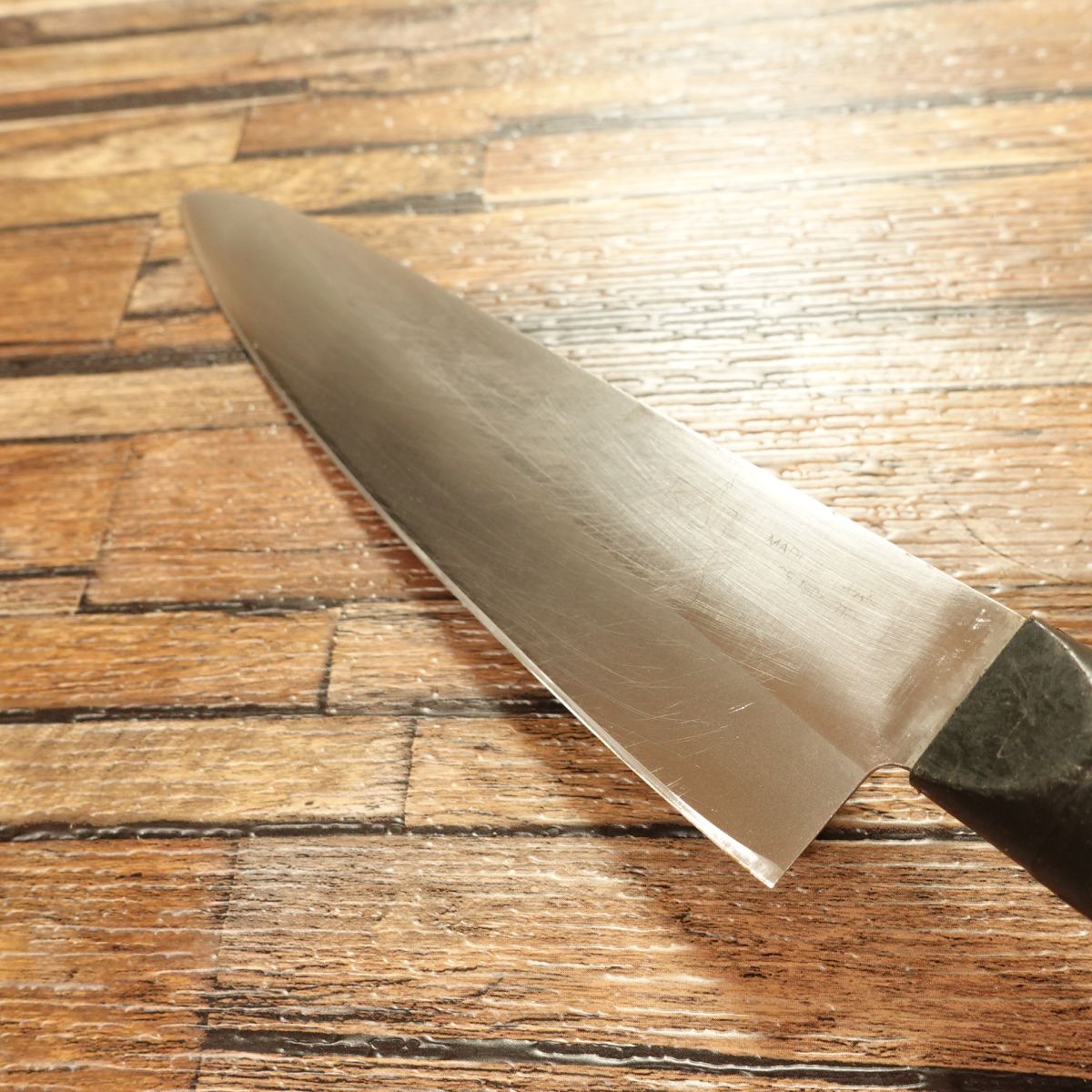 Seki Magoroku Gyuto Knife, Sharpened, Warikomi Construction, All-Purpose Knife, Stainless Steel, KAI, 180mm