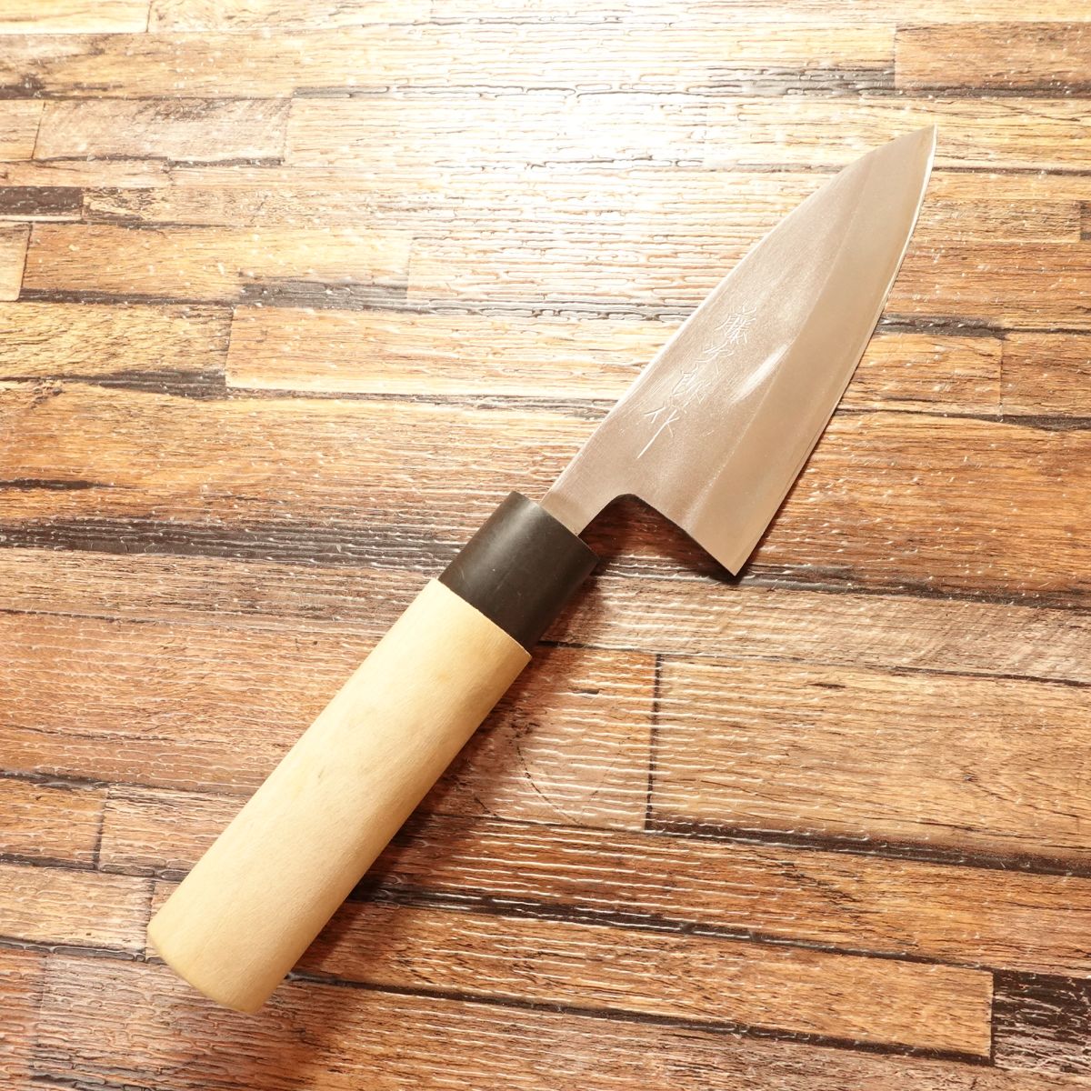 Tojiro Aji-kiri Knife, Sharpened, Ko-Deba Style, Tojiro Brand, Near Unused, 110mm