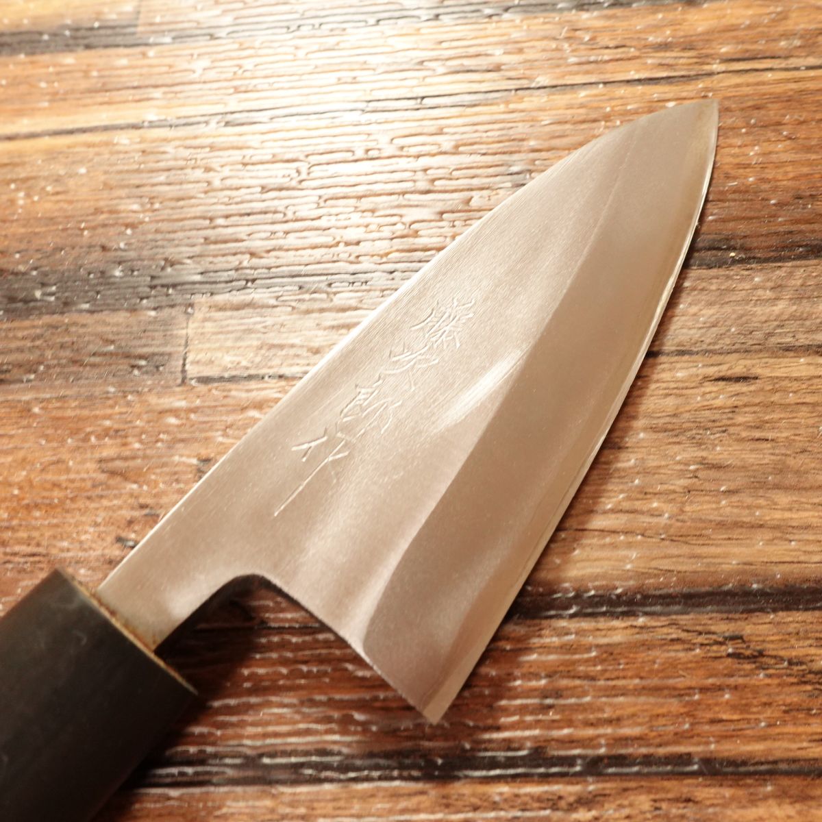 Tojiro Aji-kiri Knife, Sharpened, Ko-Deba Style, Tojiro Brand, Near Unused, 110mm