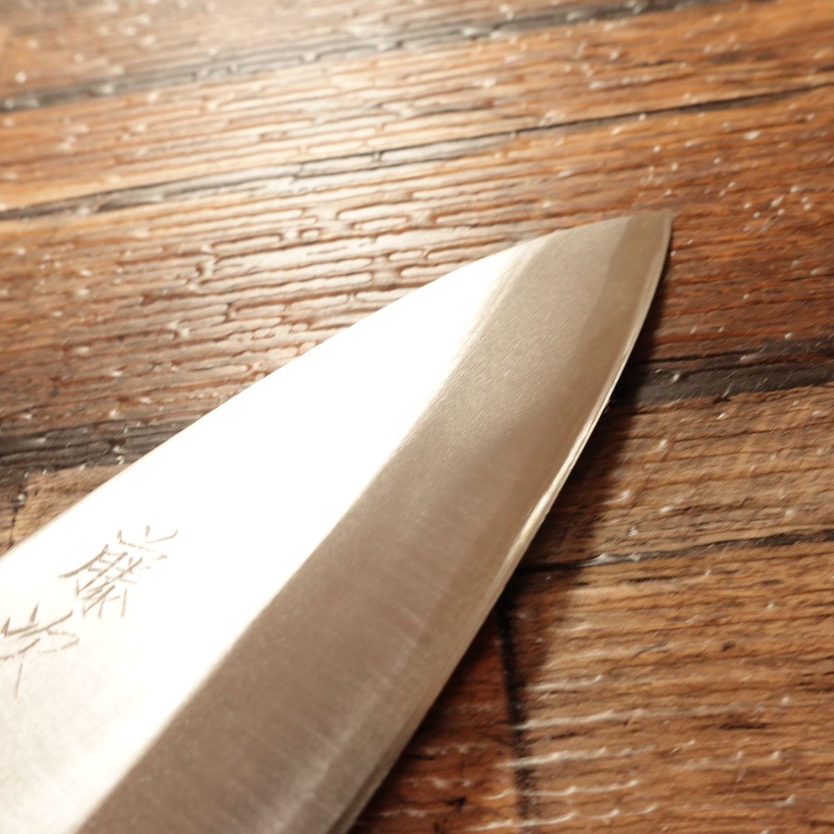 Tojiro Aji-kiri Knife, Sharpened, Ko-Deba Style, Tojiro Brand, Near Unused, 110mm